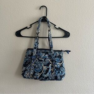Vera Bradley Blue Paisley Shoulder Bag